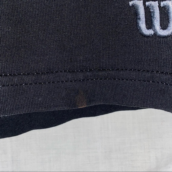 Wilson Mens Athletic Shorts Black Size S - Picture 5 of 7